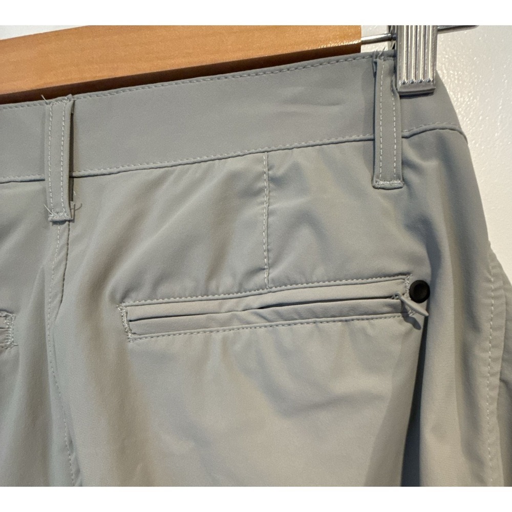 Kenneth Cole Golf Performance Grey Stretch Flat Front Tech Shorts - Picture 4 of 8